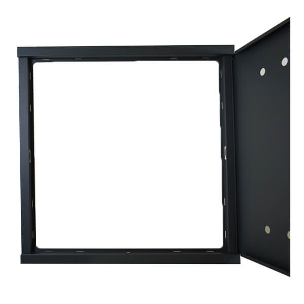 Drzwi z ramką GAZ 600x600 stal ocynk gr 0,8 malowana proszkowo grafit RAL7016 mat all3